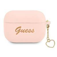 Guess GUAPLSCHSP AirPods Pro cover pink / pink Silicone Charm Collection