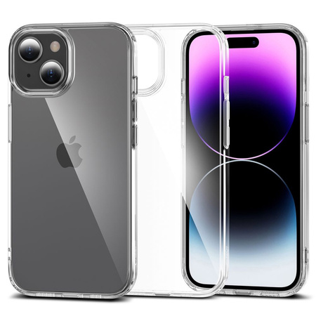 Etui APPLE IPHONE 15 Tech-Protect Flexair Hybrid transparentne