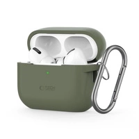 Etui Tech-Protect Silicone Hook na Apple AirPods Pro 1 / 2 - zielone