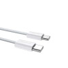 Dudao L6C PD 60W USB-C - USB-C cable 1m - white