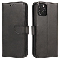 Magnet Case Elegante Hülle mit Überschlag und Standfunktion für Motorola Moto E32 schwarz