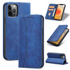 Magnet Fancy Case Case for iPhone 12 Pro Cover Card Wallet Card Stand Blue