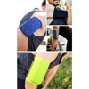 Elastic fabric armband armband for running fitness L blue