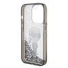 Karl Lagerfeld Liquid Glitter Ikonik case for iPhone 15 Pro - transparent