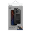 Uniq Air Fender ID-Hülle iPhone 15 Pro 6,1&quot; grau/rauchgrau getönt. Kartensteckplatz