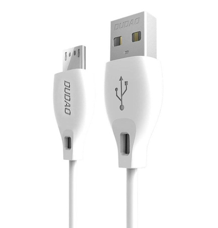 Dudao przewód kabel micro USB 2.4A 2m biały (L4M 2m white)