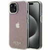 Guess GUHCP15SHDECMP iPhone 15 6,1&quot; rosa/rosa Hardcase IML Faceted Mirror Disco Iridescent