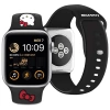 Hello Kitty Silikon-Kitty-Kopfband für Apple Watch 42/44/45/49 mm – Schwarz