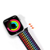 Dux Ducis Strap (Mixture II Version) pasek Apple Watch SE, 8, 7, 6, 5, 4, 3, 2, 1 (41, 40, 38 mm) pleciona opaska bransoleta dark stripes