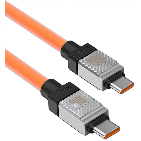 Baseus kabel CoolPlay USB-C - USB-C 2m 100W pomarańczowy