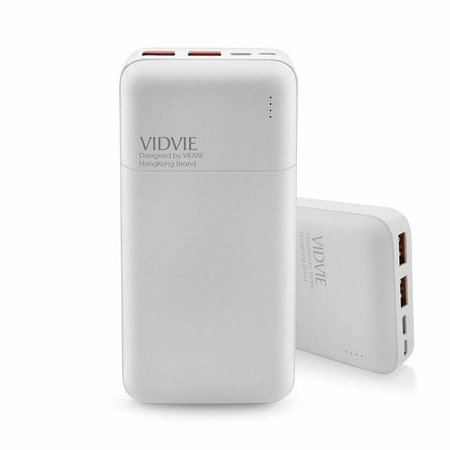 VIDVIE PB766 20,000 mAh powerbank white