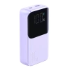 Joyroom powerbank 30W 10000mAh with built-in Lightning and USB-C cables purple (JR-PBC06)