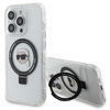 Karl Lagerfeld KLHMP15LHMRSKHH iPhone 15 Pro 6.1&quot; white/white hardcase Ring Stand Karl Head MagSafe