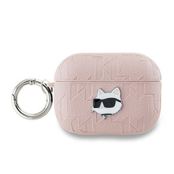 Karl Lagerfeld KLAP2PGCHPP AirPods Pro 2 (2022/2023) cover różowy/pink Monogram Choupette Head