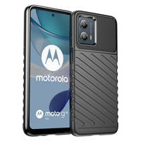 Thunder Case Hülle für Motorola Moto G53 Silikon Armor Case schwarz