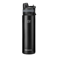 Rockbros 35210029002 thermal bicycle bottle for drinks 650 ml - black