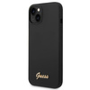 Guess GUHCP14MSLSMK iPhone 14 Plus 6,7" czarny/black hard case Silicone Vintage Gold Logo