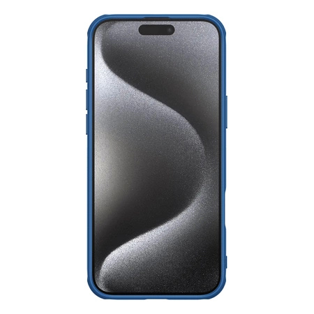 Etui Nillkin Super Frosted Shield Pro na iPhone 16 Pro - niebieskie