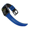 Uniq Armband Linus Apple Watch Series 1/2/3/4/5/6/7/8/SE/SE2/Ultra 42/44/45/49 mm Airosoft Silikon Blau/Racing Blau