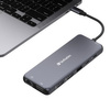 Verbatim Adapter Hub USB-C - 2xHDMI/VGA/ Eternet/5xUSB-A/Jack 3.5mm/2xUSB-C/SD/microSD aluminium/aluminum 32154