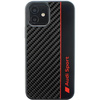 Audi Carbon Fiber Stripe iPhone 12/12 Pro 6.1" czarny/black hardcase AUS-TPUPCIP12P-R8/D1-BK