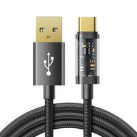 Joyroom USB-Kabel - USB Typ C zum Aufladen / Datenübertragung 3A 1,2m schwarz (S-UC027A12)