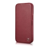 iCarer CE Premium Leather Folio Case iPhone 14 Pro Max Magnetic Flip Cover MagSafe Red (WMI14220716-RD)