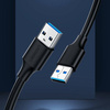 Ugreen kabel przewód USB 2.0 (męski) - USB 2.0 (męski) 3 m czarny (US128 30136)