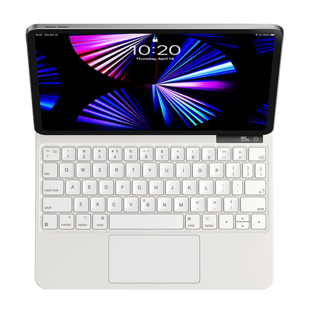 Magnetische Hülle mit Tastatur für iPad Pro 12,9&#39;&#39; Baseus Brilliance – weiß