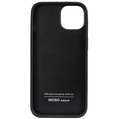 Audi Genuine Leather iPhone 14 6.1&quot; black/black hardcase AU-TPUPPCIP14-Q8/D1-BK