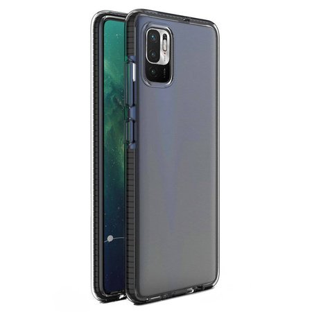 Spring Case Silikon Gel Handyhülle Schutzhülle für Xiaomi Redmi Note 10 5G / Poco M3 Pro schwarz