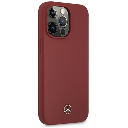 Mercedes MEHCP13LSILRE iPhone 13 Pro / 13 6.1 &quot;red / red hardcase Silicone Line