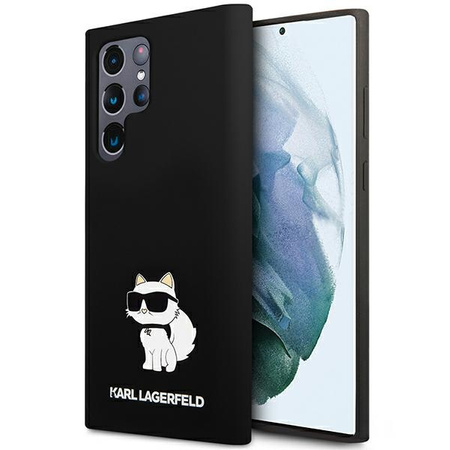 Karl Lagerfeld nakładka do Samsung Galaxy S24 Ultra KLHCS24LSNCHBCK czarna HC SILICONE NFT CHOUPETTE