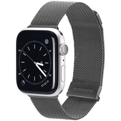 DUX DUCIS Milanese - pasek magnetyczny ze stali nierdzewnej do Apple Watch 38/40/41mm szary