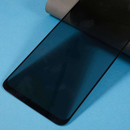 Gehärtetes Glas XIAOMI REDMI 12C Sichtschutz Panzerglas schwarz