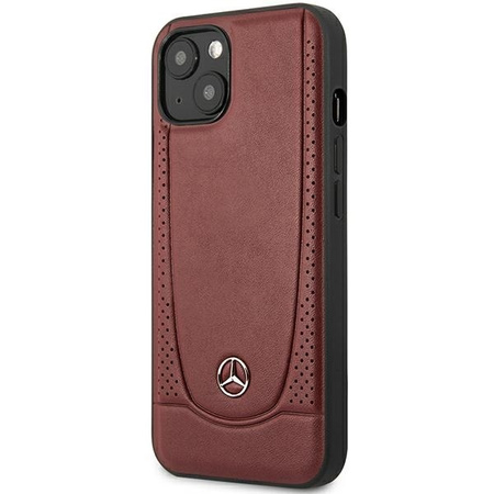 Mercedes MEHCP15SARMRE iPhone 15 6,1&quot; rot/rotes Hardcase Leder Urban Bengale