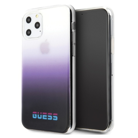 Guess GUHCN65DGCPU iPhone 11 Pro Max purpurowy/gradient purple hard case California