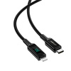 Acefast Kabel MFI USB Typ C - Lightning 1,2m, 30W, 3A schwarz (C6-01 Black)