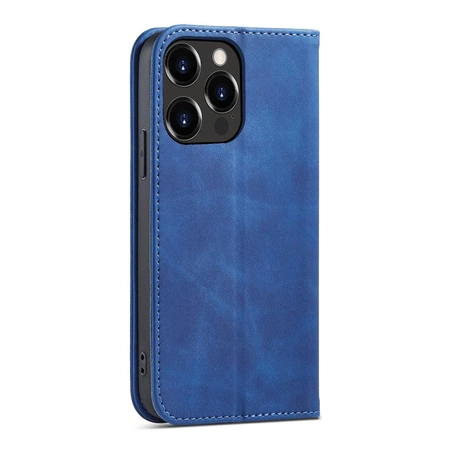 Magnet Fancy Case case for iPhone 14 Pro flip cover wallet stand blue