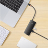 Baseus Lite Series multifunktionaler HUB USB Typ C - 2 x USB 3.0 / USB Typ C PD / HDMI 1,4 / SD / TF schwarz (WKQX050101)