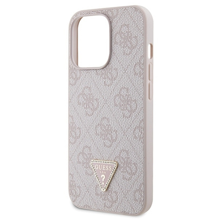 Original Handyhülle IPHONE 13 PRO Guess Hardcase Crossbody 4G Metal Logo (GUHCP13LP4TDSCPP) rosa