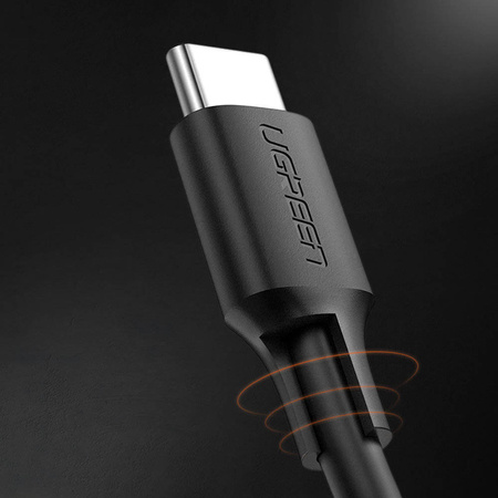 Ugreen USB Type C charging and data cable 3A 0.5m black (US286)