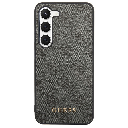 Guess 4G Metal Logo - Etui Samsung Galaxy S23 (szary)