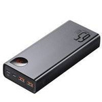 Baseus Adaman power bank 2x USB / 1x USB Typ C / 1x micro USB 20000mAh 65W Quick Charge 4.0 Power Delivery czarny (PPIMDA-D01)