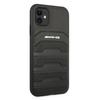 AMG AMHCN61GSEBK iPhone 11 6,1" czarny/black hardcase Leather Debossed Lines