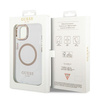 Guess GUHMP14SHTRMD iPhone 14 6.1 &quot;gold / gold hard case Metal Outline Magsafe