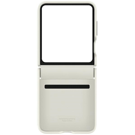 Öko-Lederhülle für Samsung Galaxy Z Flip 5 – Creme