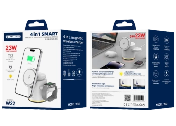 JELLICO ładowarka bezprzewodowa 3w1 W22 15W Biały