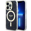 Guess GUHMP14LPCUMAK iPhone 14 Pro 6.1" czarny/black hardcase Marble MagSafe