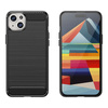 Flexible carbon pattern case for iPhone 15 Plus Carbon Case - black